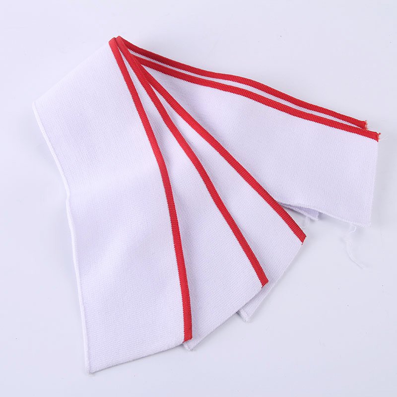 Custom Polyester Flat Knitting Solid Color Cuff and Collar POLO Knitting Rib collar t shirt rib collar for polo shirts