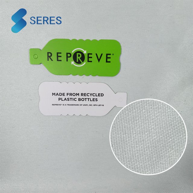 Eco Friendly 75D repreve waterproof fabric recycling rpet fabric 600d rpet fabric for umbrella swimwear