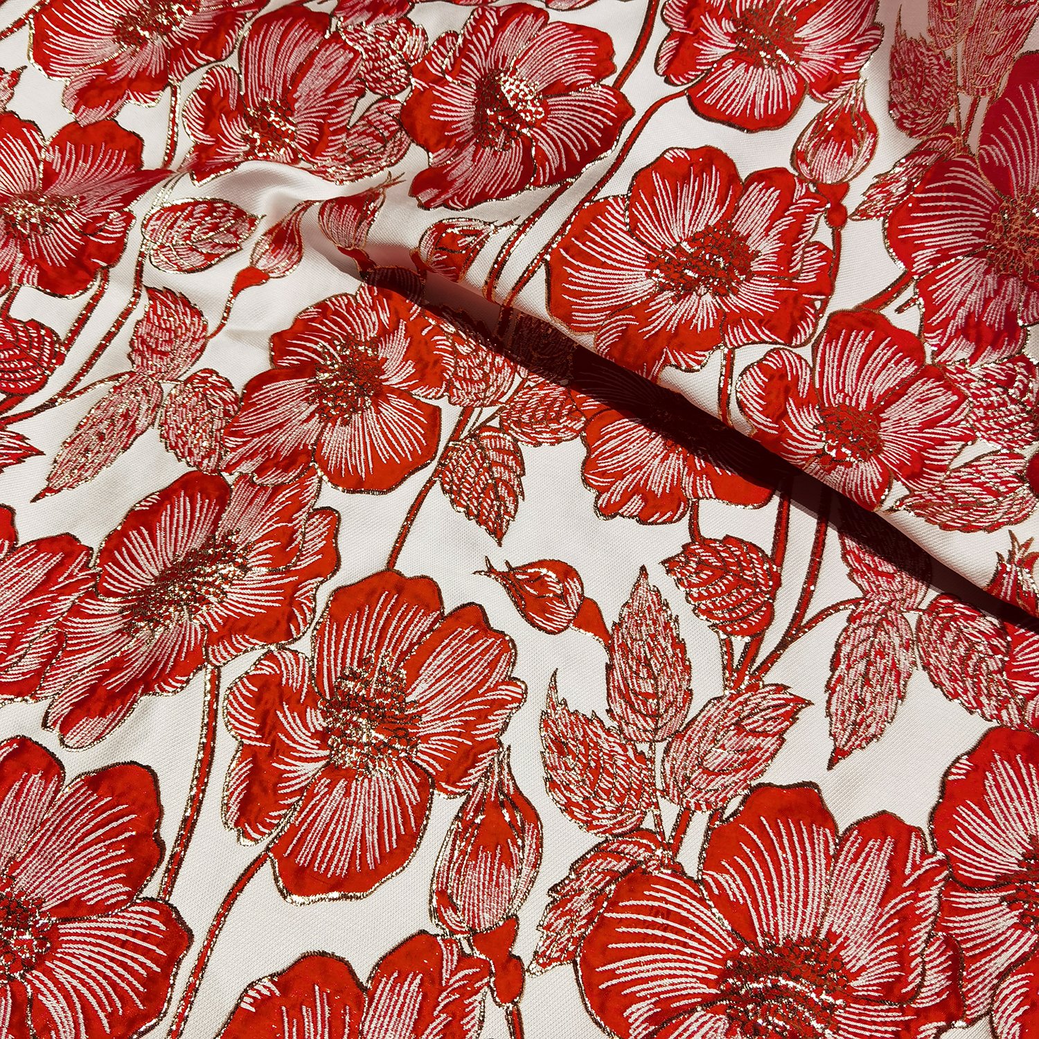 2024 Fashion Design Good Quality Embroidery Pattern Jacquard Brocade Tailor Brocade Fabric For Garments