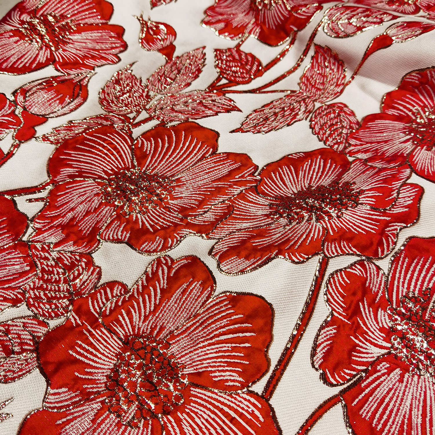 2024 Fashion Design Good Quality Embroidery Pattern Jacquard Brocade Tailor Brocade Fabric For Garments