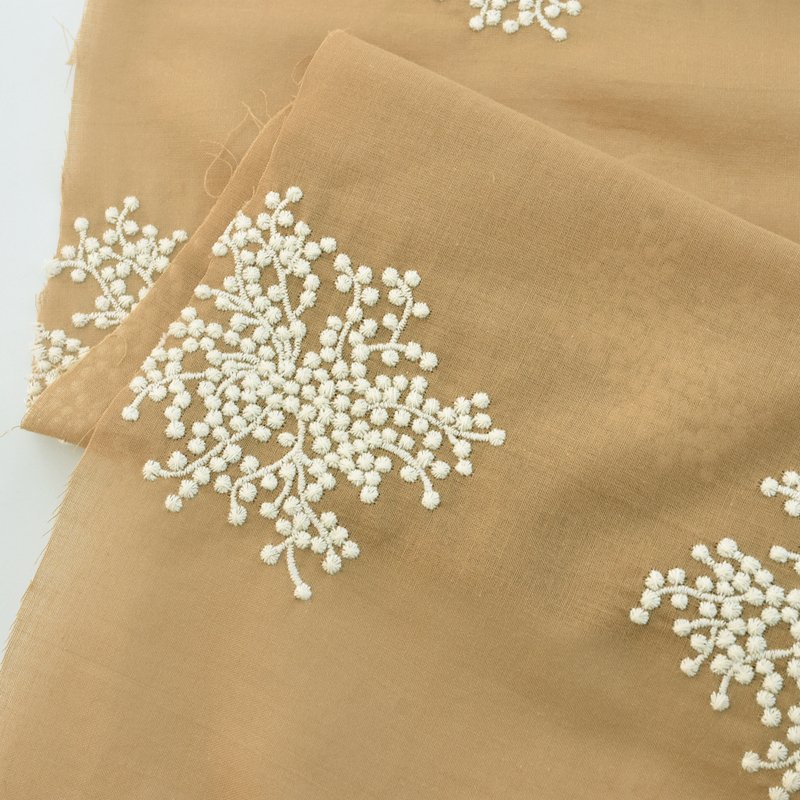 Embroidery On Cotton Fabric For Sleepwear Clothing Mask Swiss Voile Lace Fabric Embroidery