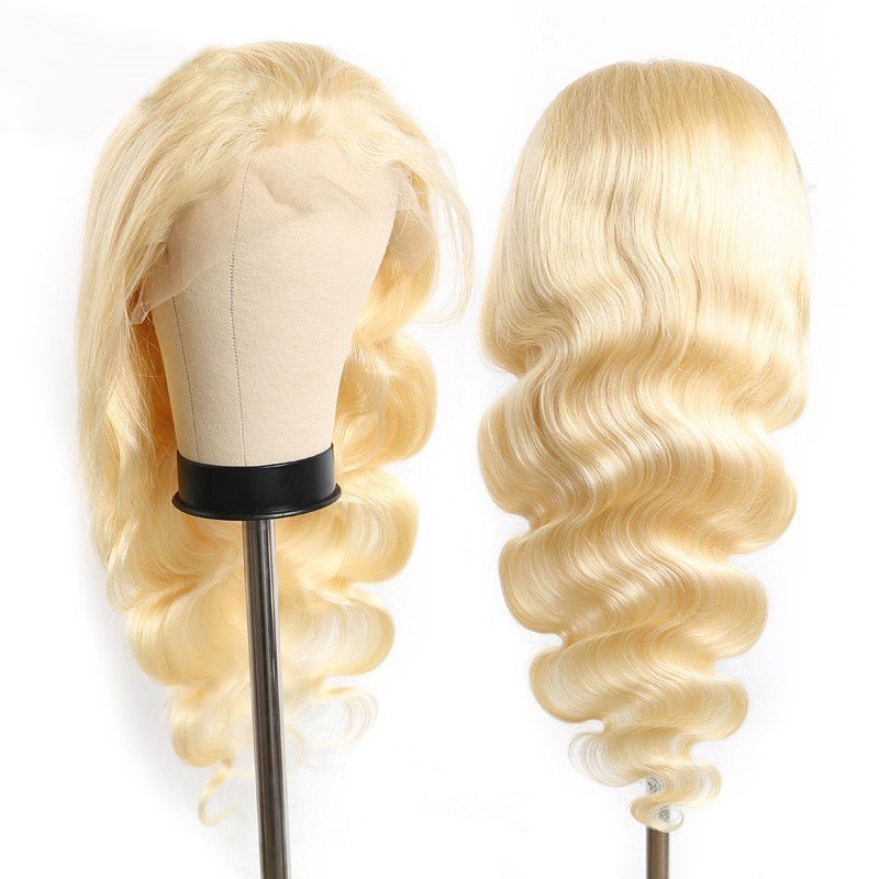 Popular 613 lace closure and frontal wigs vendor blonde color full lace available mink Brazilian virgin human hair wigs