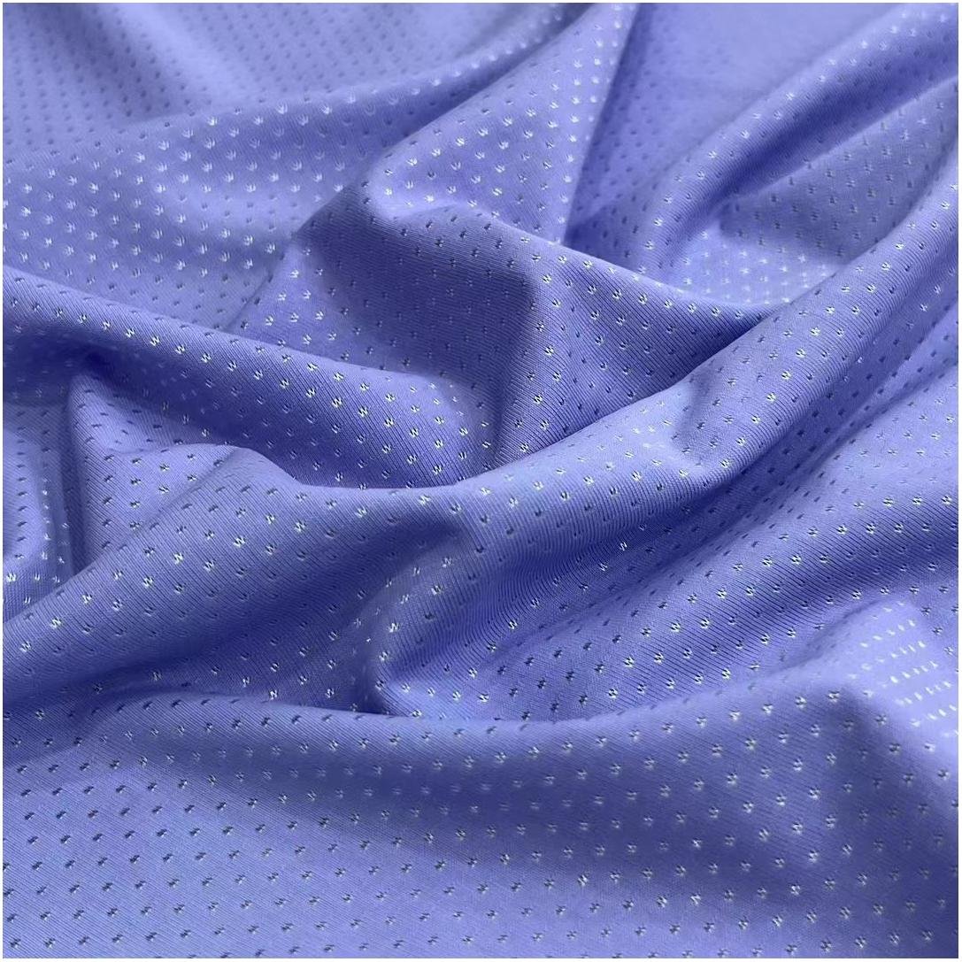 Nylon point mesh fabric 180g sports fine hole bird eye fabric men and women sports T-shirt ice silk underwear fabric