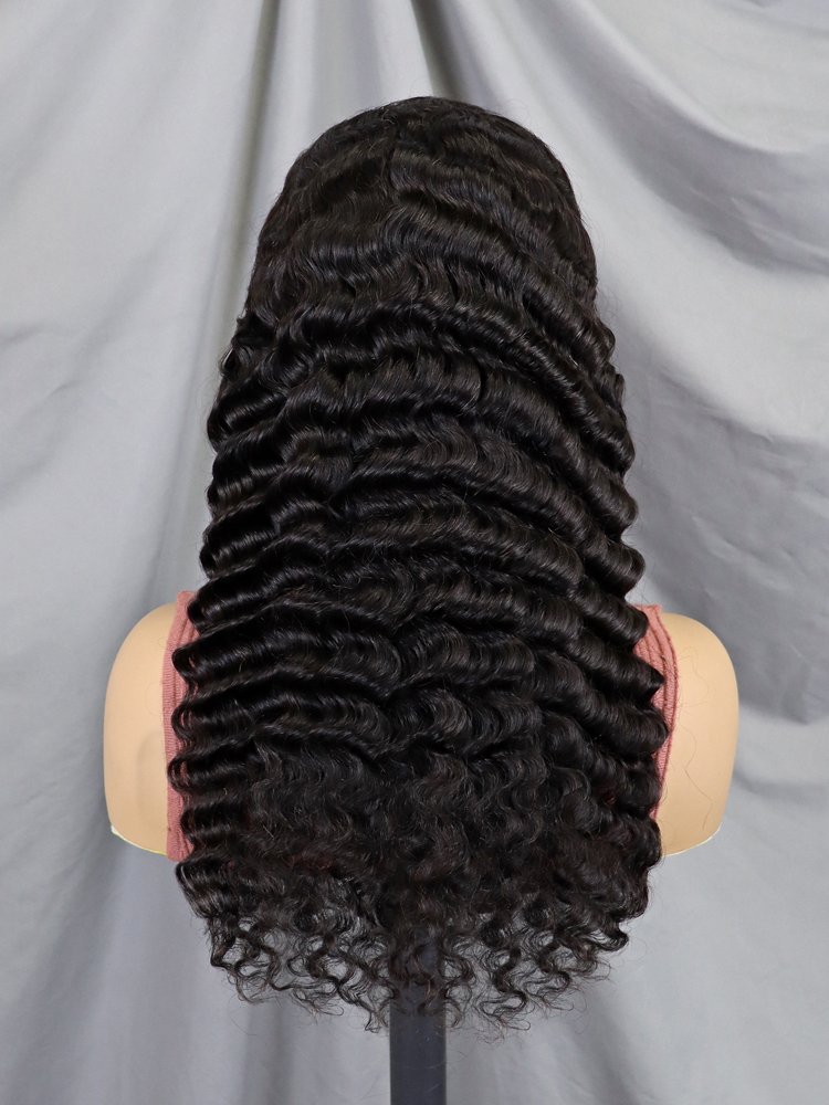 Wholesale Raw Indian Virgin Wigs 13x4 Full Frontal Natural Color Hair Wig For Black Women Transparent Lace Front Human Hair Wigs