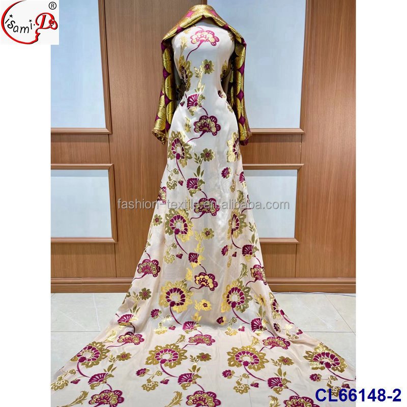 somalia fashion real silk garbasar and dirac ,fashion hot sale fabric , popular high quality material