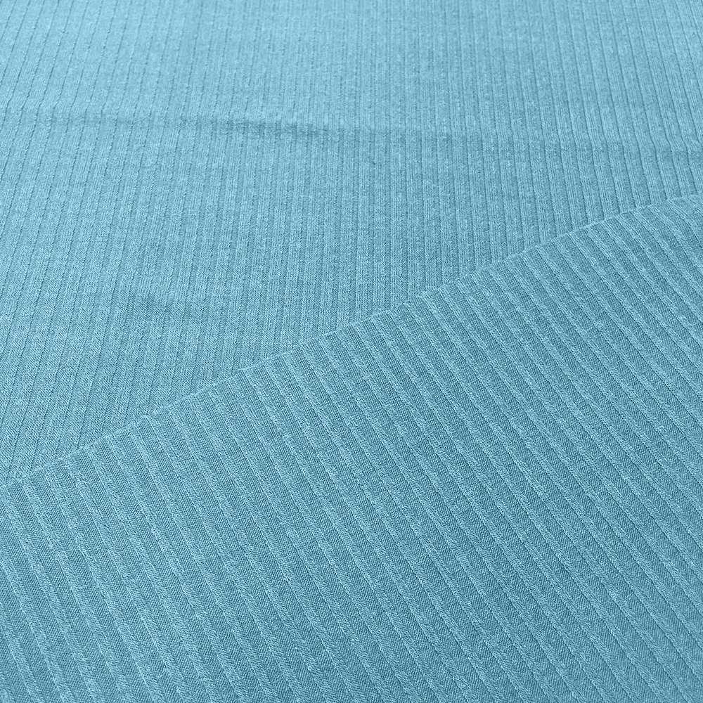 208GSM Custom Fashion Uniqlo Women Fabrics and Textiles TR Stretch Fabric Knit 5*3 Rib Fabric for Clothing