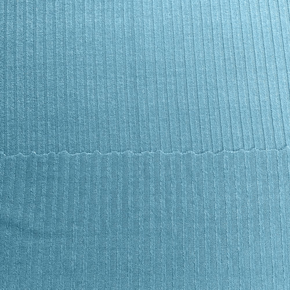 208GSM Custom Fashion Uniqlo Women Fabrics and Textiles TR Stretch Fabric Knit 5*3 Rib Fabric for Clothing