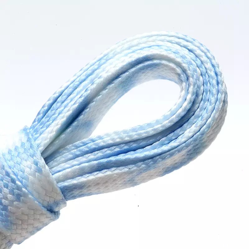 Wholesale Customised Fancy Printed Colorful Ribbon Elasticity Shoe Laces Sneaker Decorative
