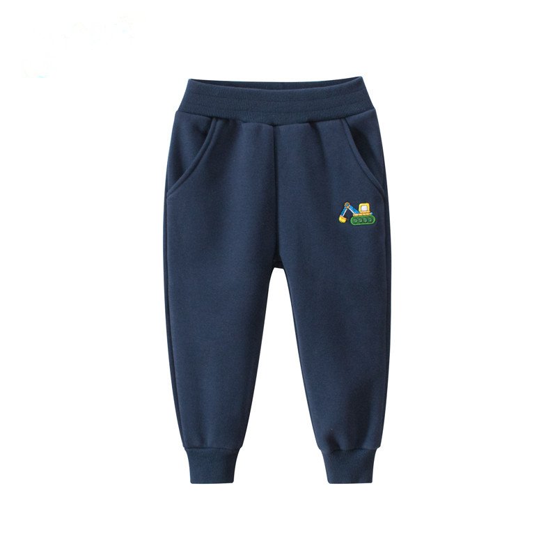 Modern Custom Kids Trousers Breathable Sports Casual Boys Fleece Long Pants