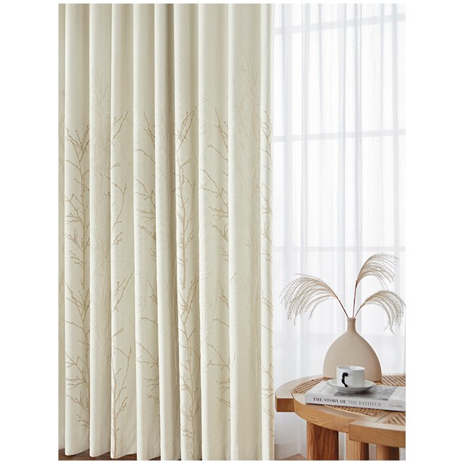 110"inch 280cm width double faced luxury total blackout sunblock design curtain fabric
