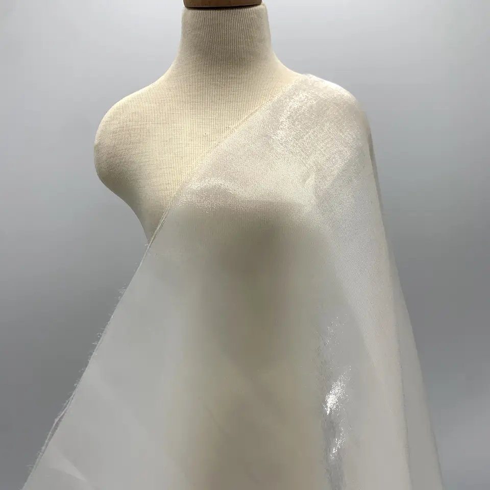 Best Sale Factory Custom Shiny Gold Metallic Tulle Mesh Fabric Sparkle Bridal Fabric For Wedding Dresses