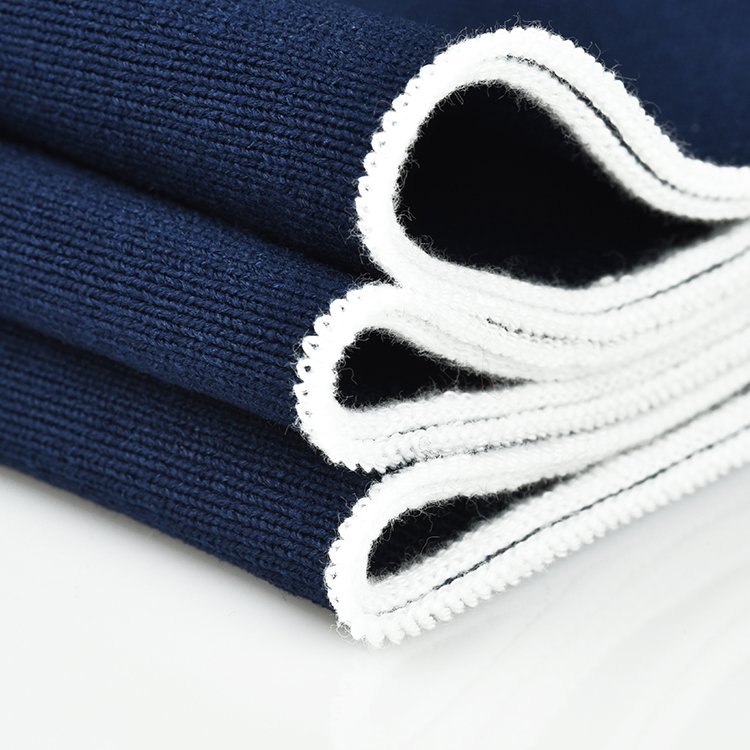 Polyester 1*1 solid color collar knitting rib fabric cuff hem