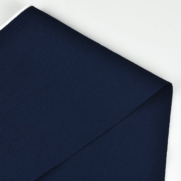 Polyester 1*1 solid color collar knitting rib fabric cuff hem
