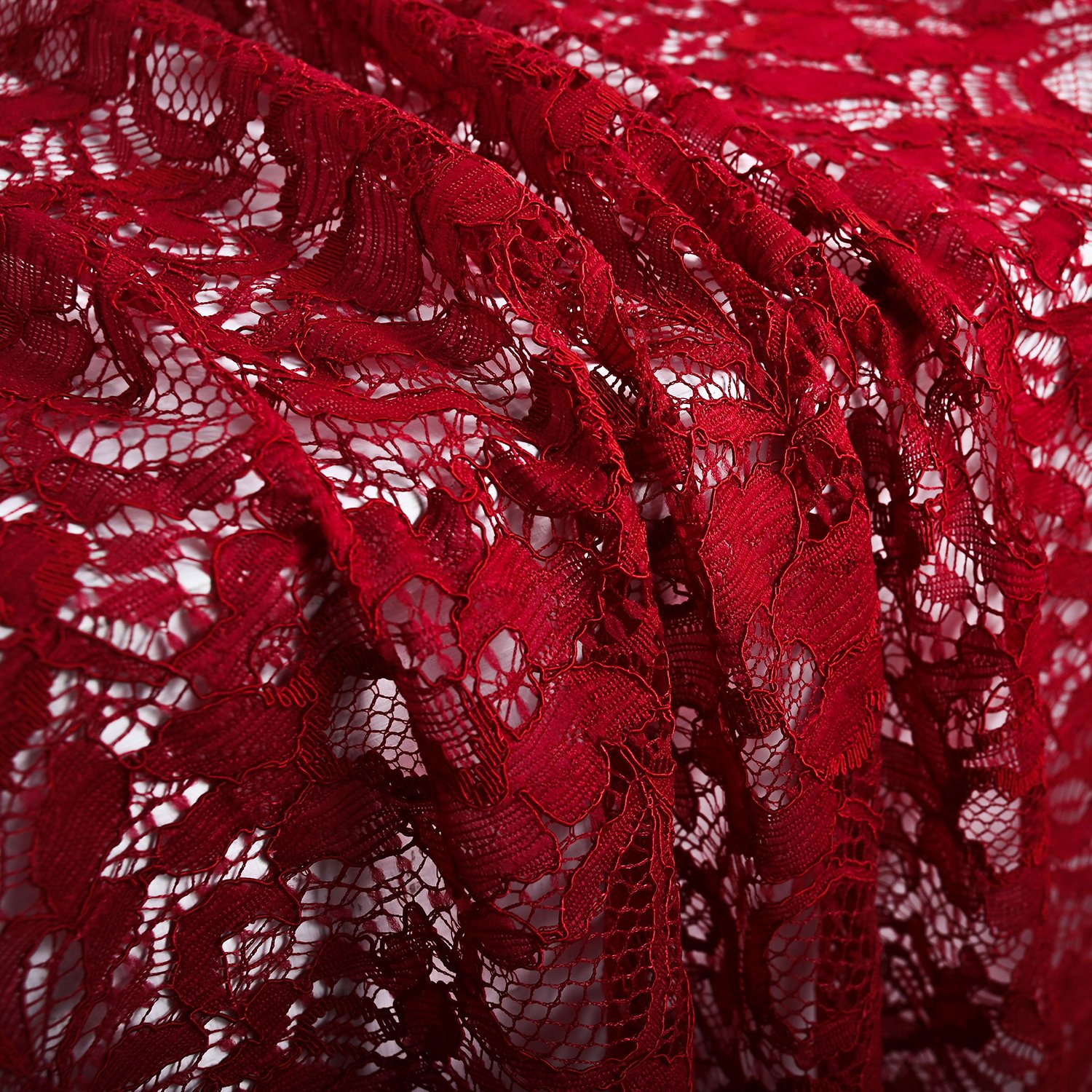 New Style Lower Price Fashion Nylon Strand Thread Floral Lace Fabric For Clothing