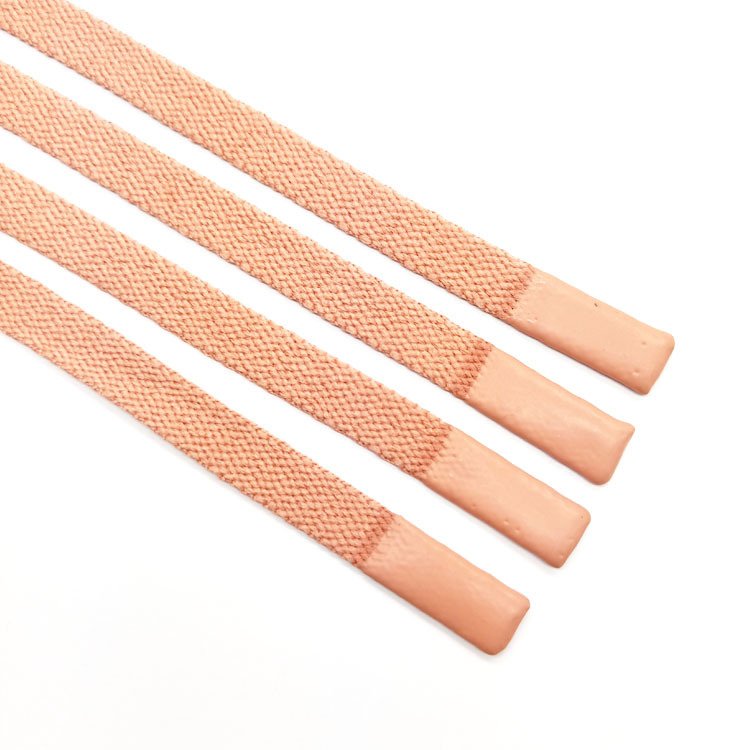 Custom Shoe Laces Printed Drawcord Polyester Elastic Drawstring Pant Rope Shoelace Packaging