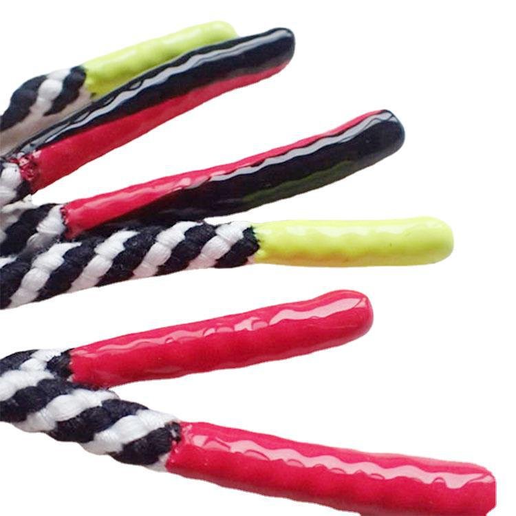 Custom Shoe Laces Printed Drawcord Polyester Elastic Drawstring Pant Rope Shoelace Packaging