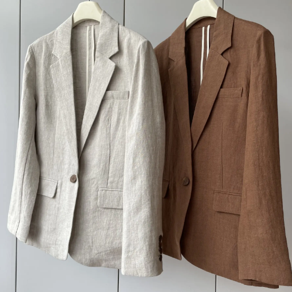 Worldwide Factory Sale Online Fashionable High Technology Eco-friendly Pure Linen suit fabricFor Bulk
