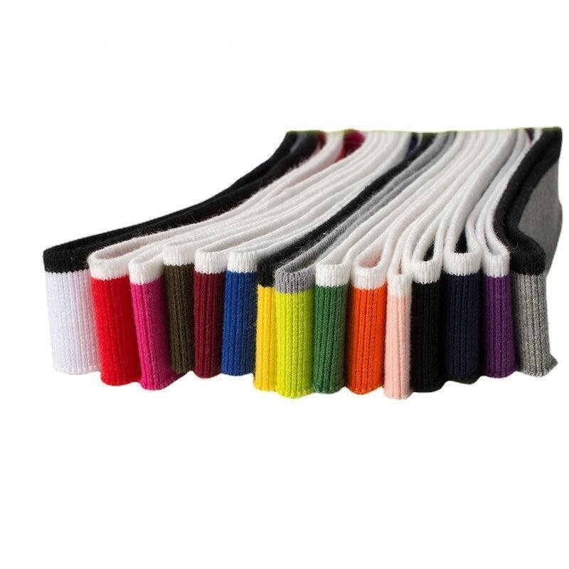 Real factory direct sales affordable 1X1 rib polyester + Spandex environmental protection does not deformation quality