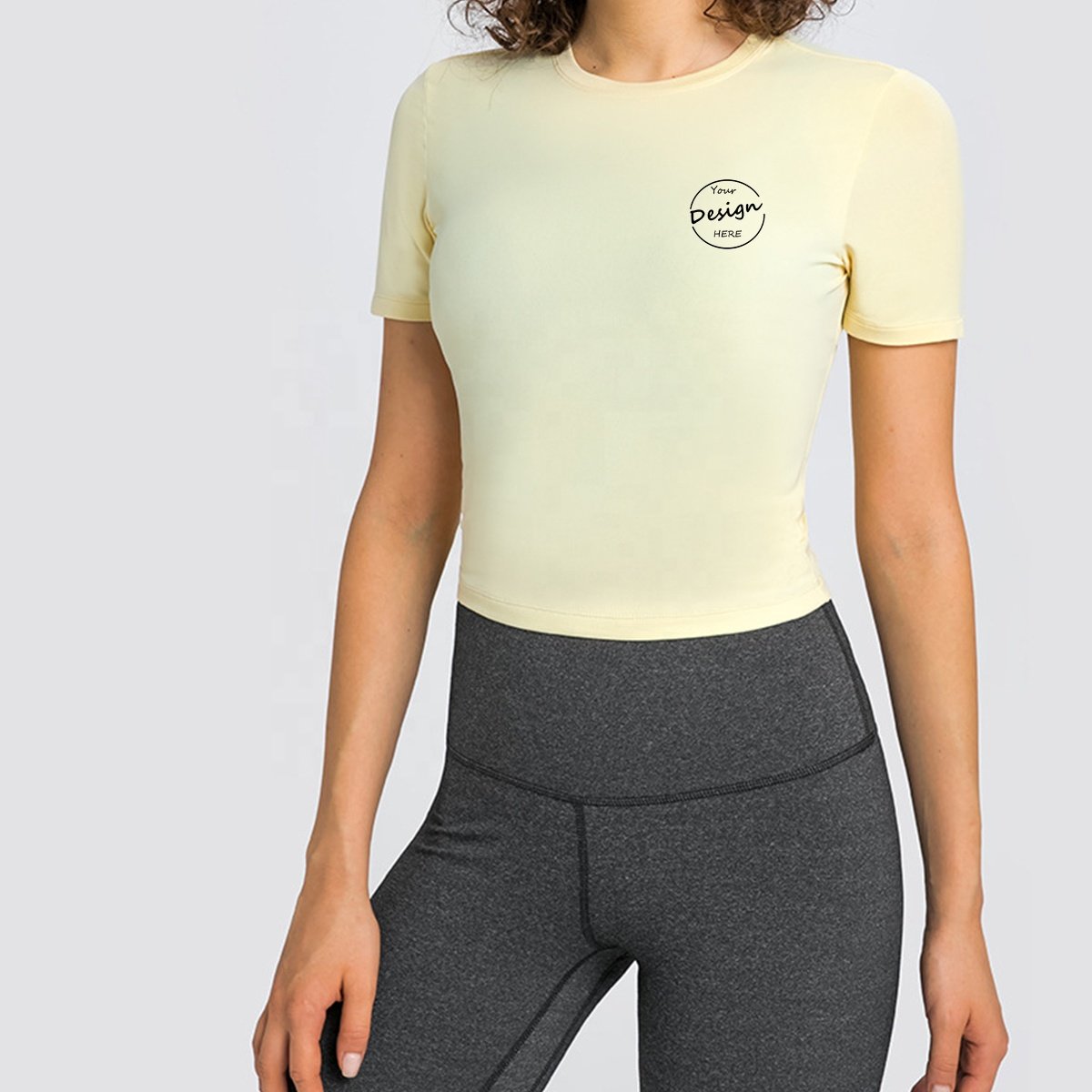 Wholesale High Quality Custom Vintage in Bulk Korean Clothes Tee Blank Tshirts Women's Plain T-shirts For Women T Shirts