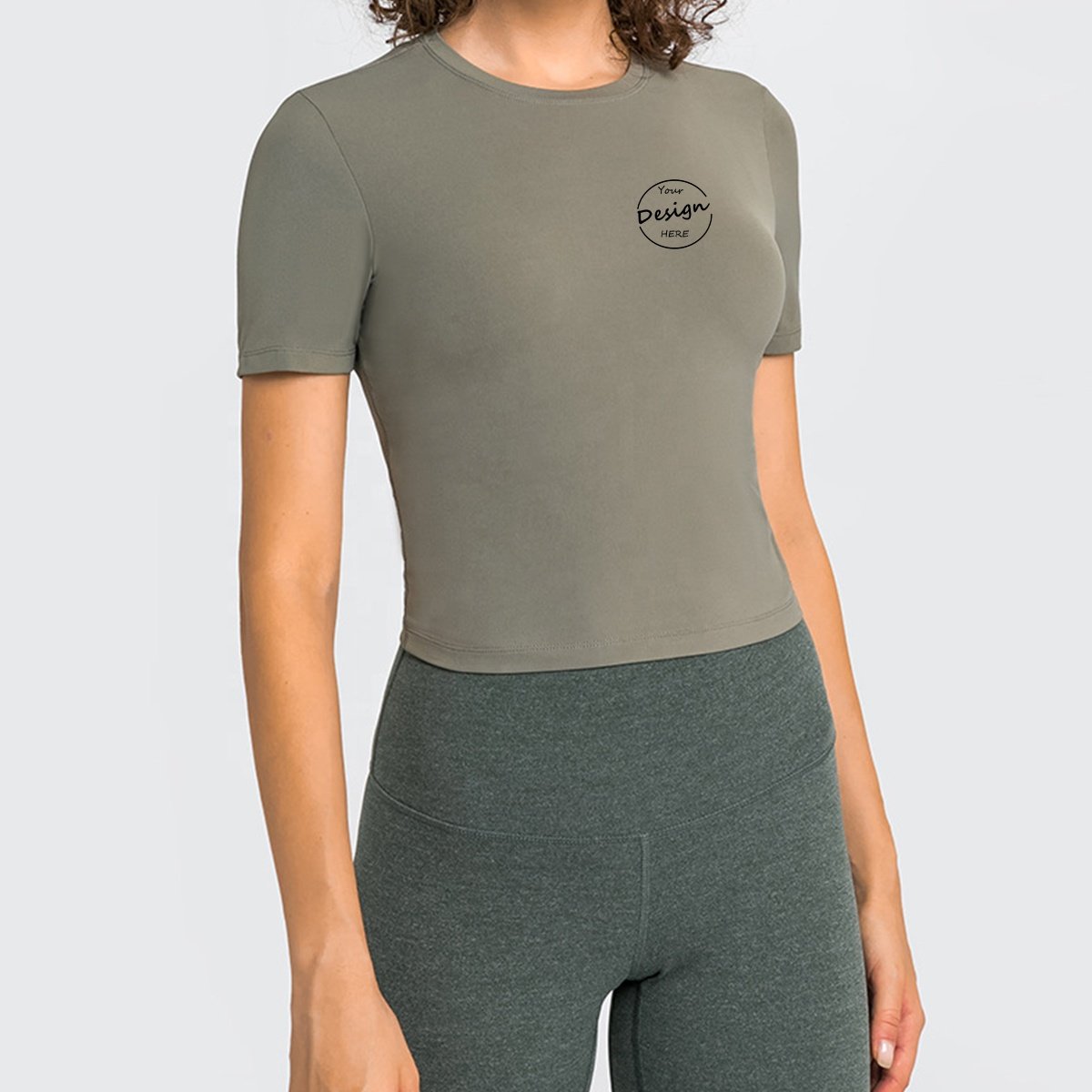 Wholesale High Quality Custom Vintage in Bulk Korean Clothes Tee Blank Tshirts Women's Plain T-shirts For Women T Shirts