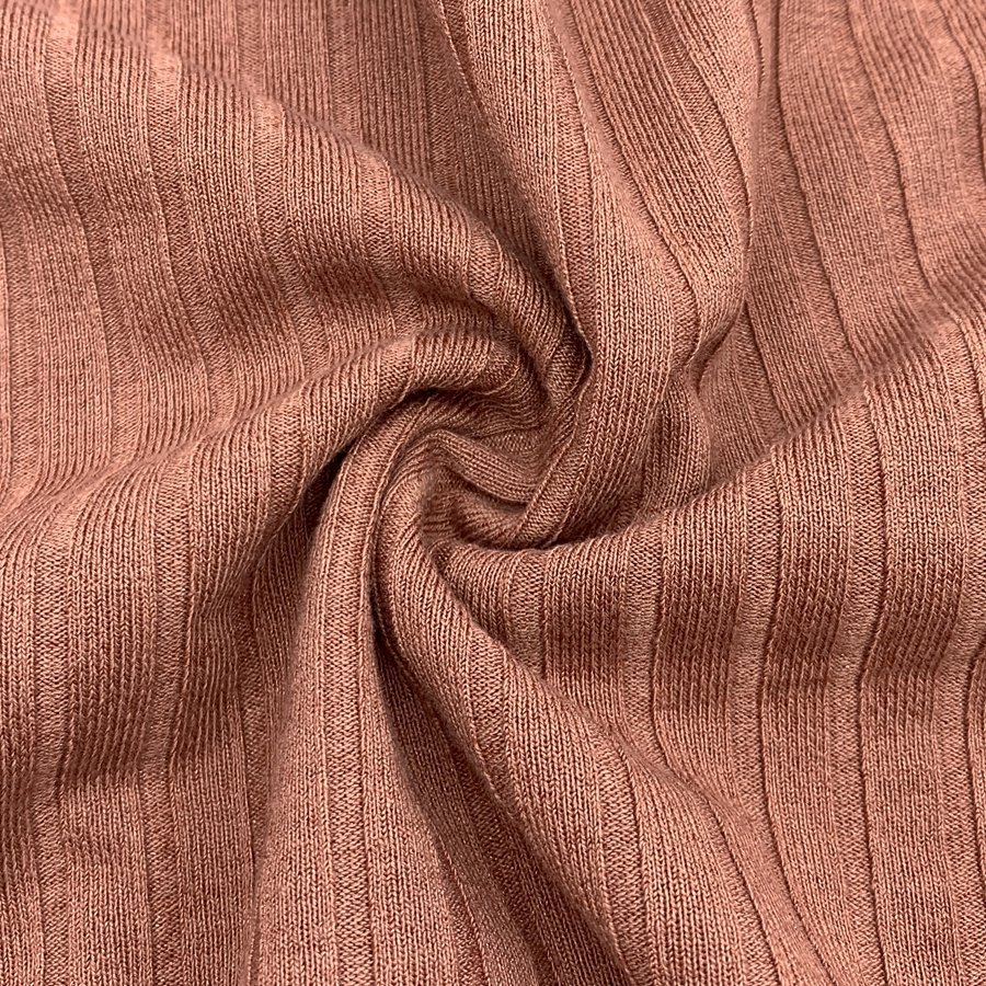 Wholesale custom color ribbed 95 polyester 5 spandex 270gsm LUREX knitted 9*4 rib fabric for tops sweater
