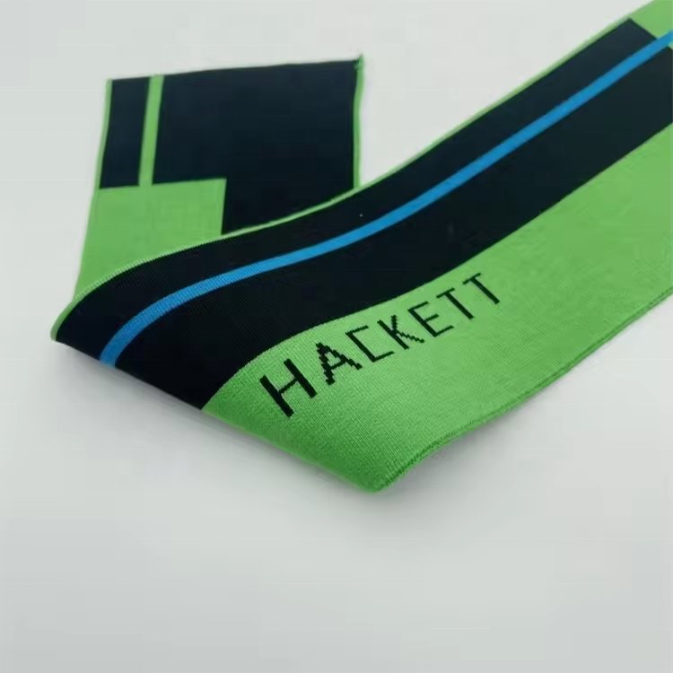 Eco-friendly cotton OEM/ODM jacquard knit Ribbed Collar Garment accessory