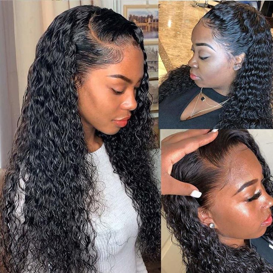Cheap Lace Frontal Closure Wig Vendor Raw Brazilian Virgin Afro Kinky Curly Human Hair Hd Full Lace Front Wig For Black Women