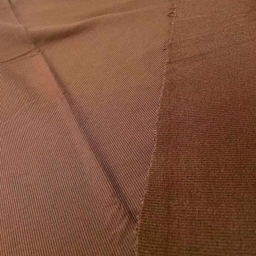 298GSM Customized Knitting Rib Fabric Anti-UV Acrylic Rayon Fabric for Garment