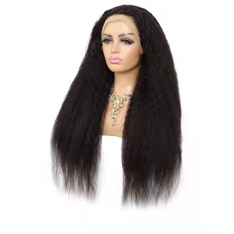 13x4 curly lace front wigs kinky straight wig human hair lace front hd lace