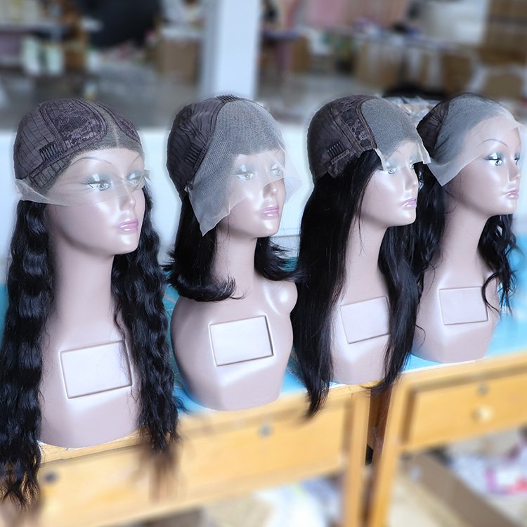 Vendor Hd Transparent Swiss Lace Front Wig Human Hair 360 Lace Frontal Wig Glueless Brazilian 100% Virgin Full Lace Wig