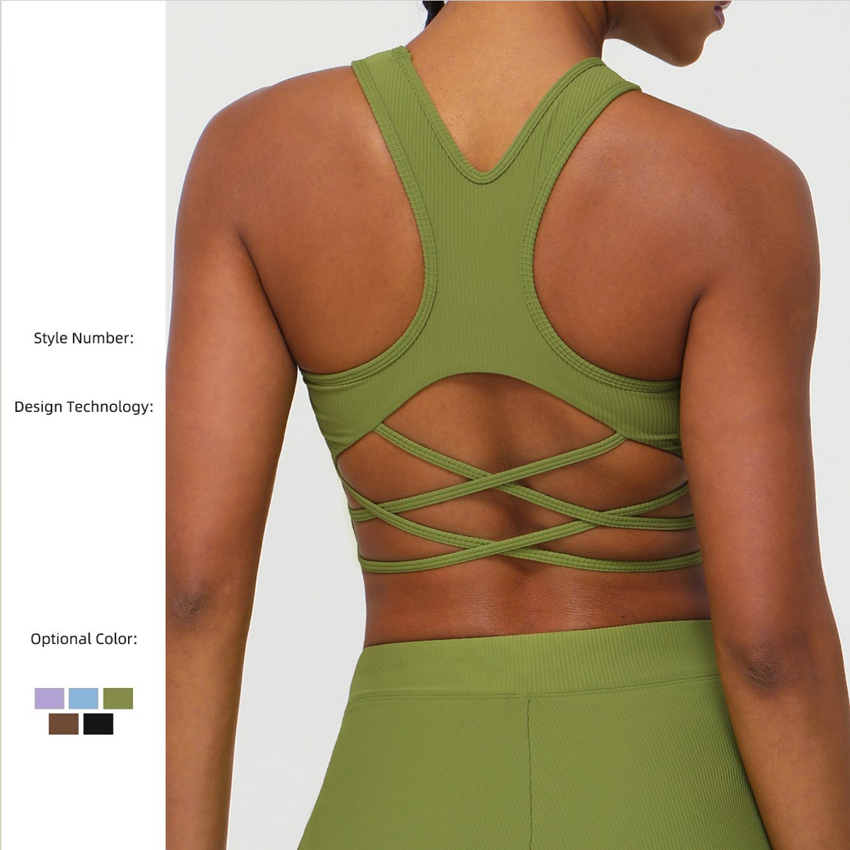 OEM ODM Crop Tank Top High Quality Basic Knitted Rib Custom Logo Ladies Short Available White Black Women's Yoga Sets