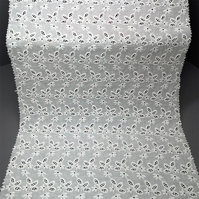 TUTON Top Quality Custom Wholesale TC Cotton Guipure French Lace Embroidery Fabric For Dress