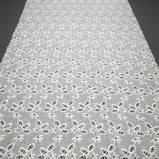 TUTON Top Quality Custom Wholesale TC Cotton Guipure French Lace Embroidery Fabric For Dress