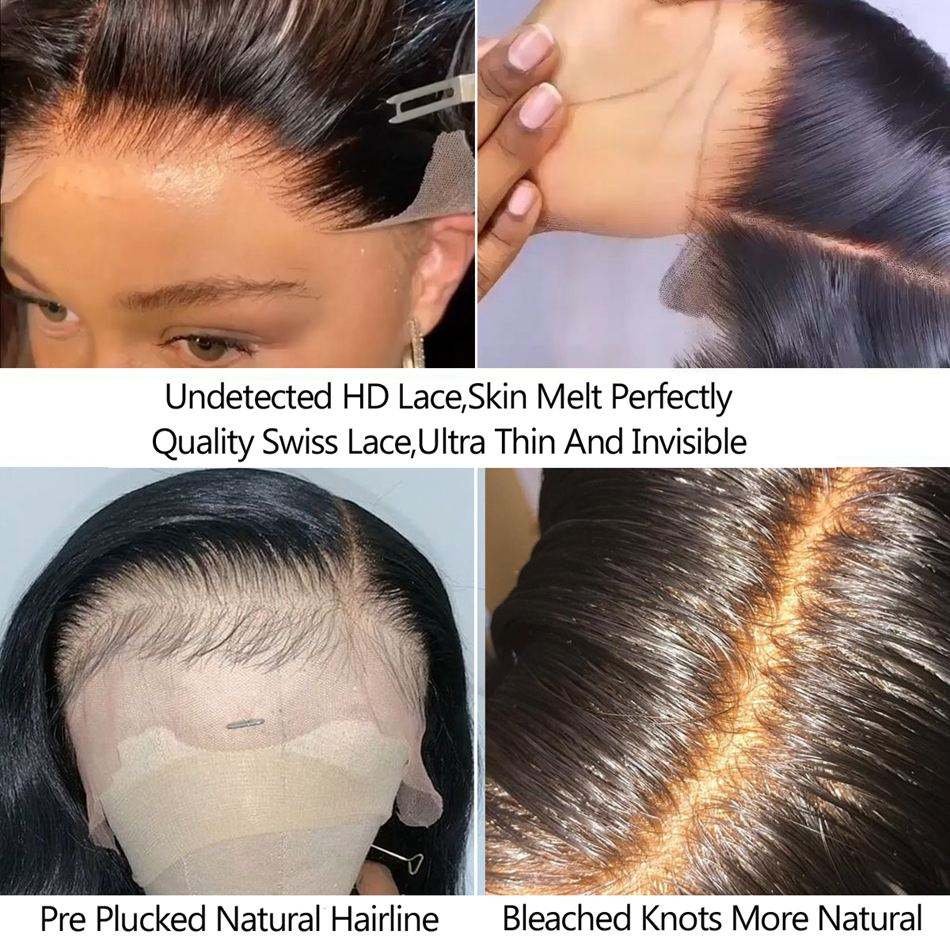 Wholesale Peruvian Short Bob Glueless Wigs Human Hair Lace Front Wigs For Black Women Straight Hd Lace Frontal Wigs Human Hair