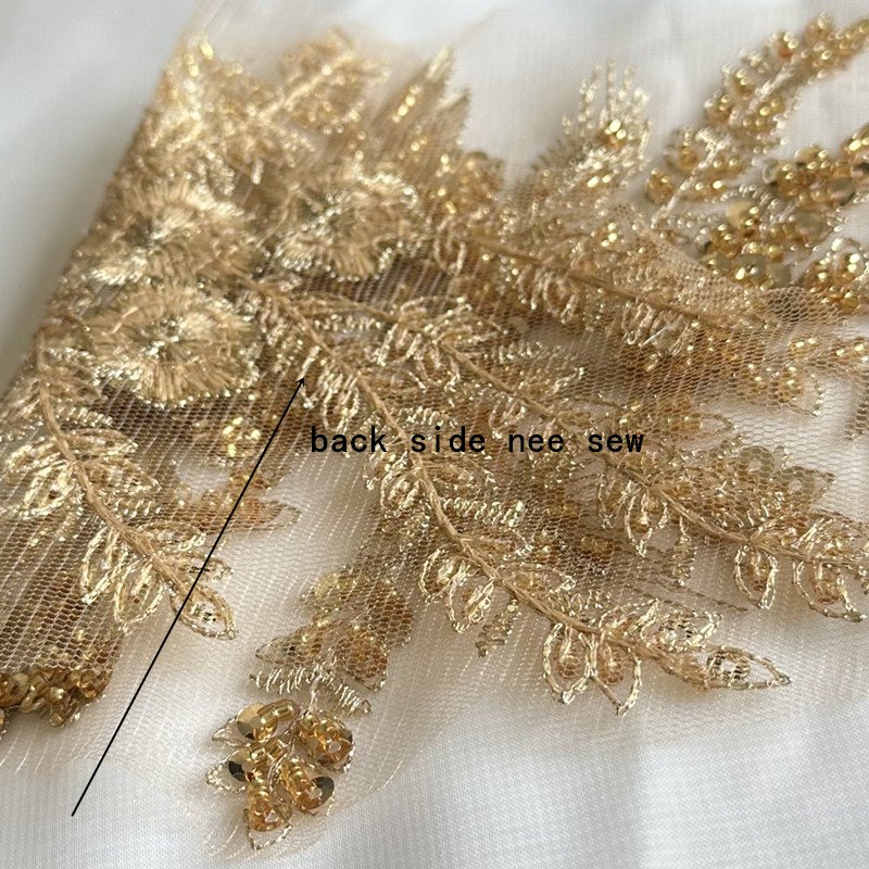 china wedding embroidery fabrics for clothing material african wedding lace applique