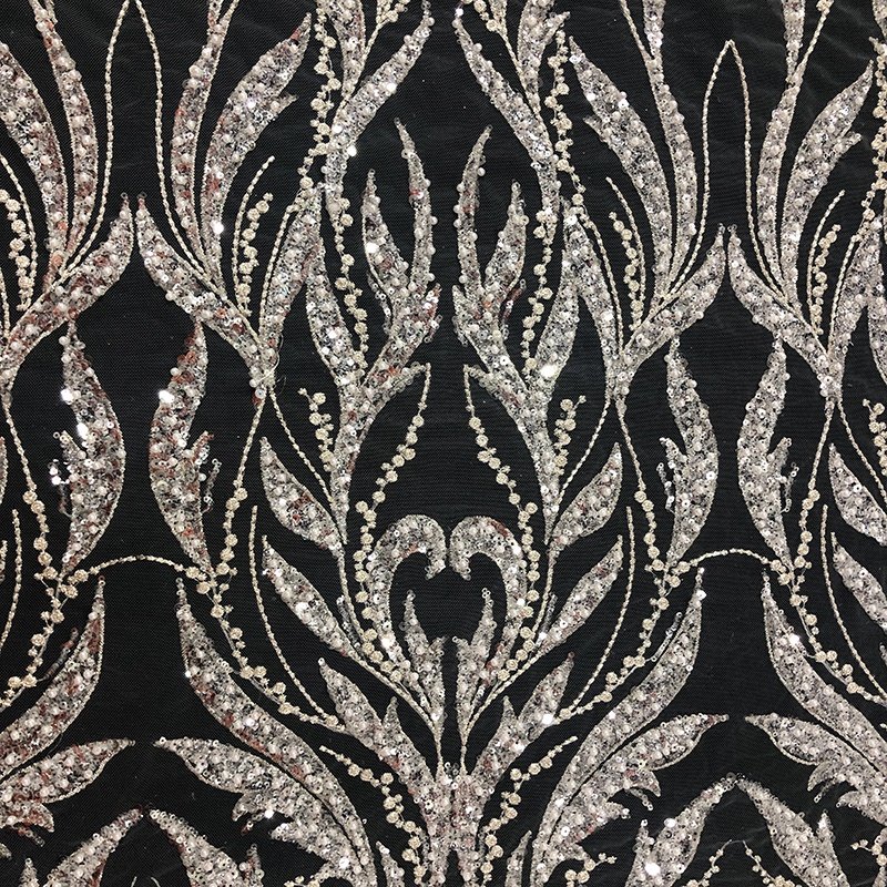 Wedding Dress Embroidery Tulle Bridal Wholesale Beaded Luxury Lace Fabric