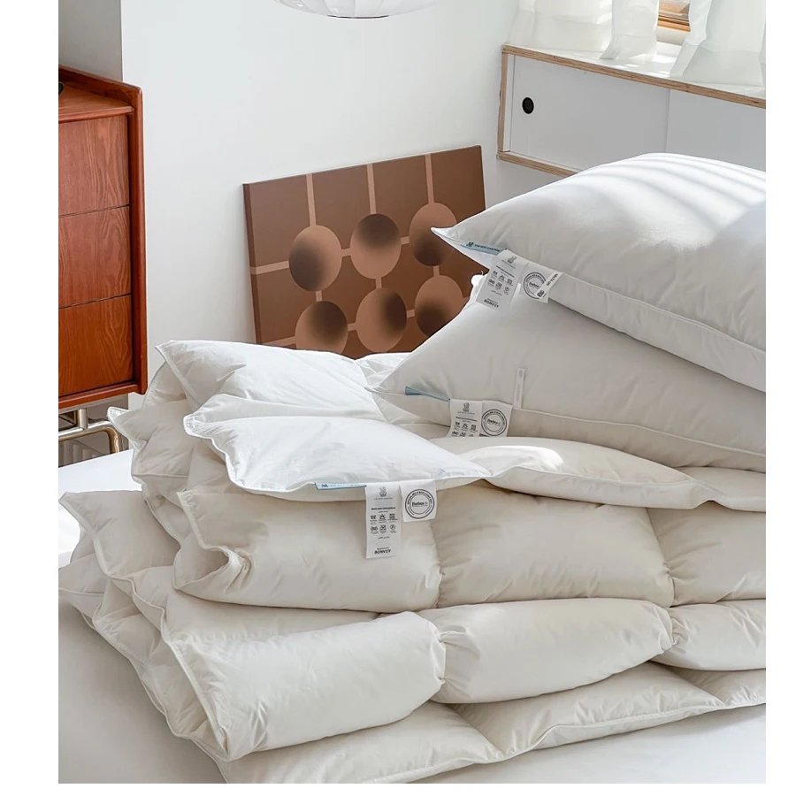 Hotel Textile 233TC 100% Cotton Down Proof Fabric for Making Bed Sheet