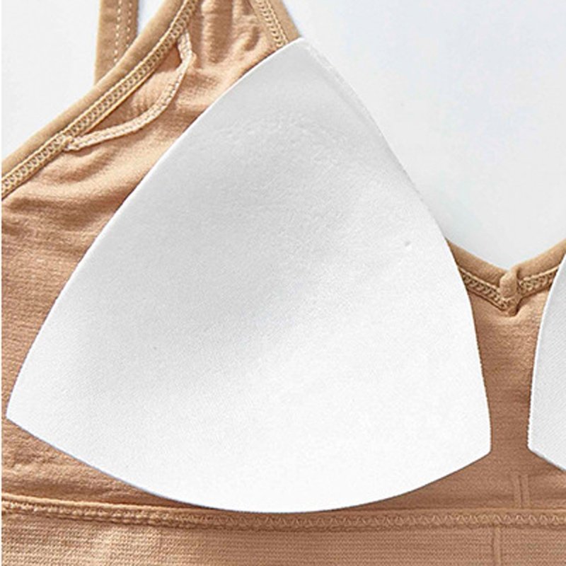 Ready Stock Womens Back U collar ribbed Fitness Wear Yoga Wear Girl Padded sports bra Wrap chest