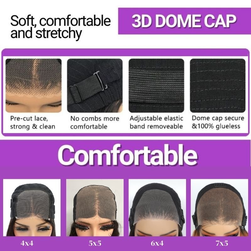 4x6 Transparent HD Lace Wig For American Black Women Bone Straight 4x4 5x5 HD Lace Frontal Wigs Raw Human Hair Lace Front Wigs