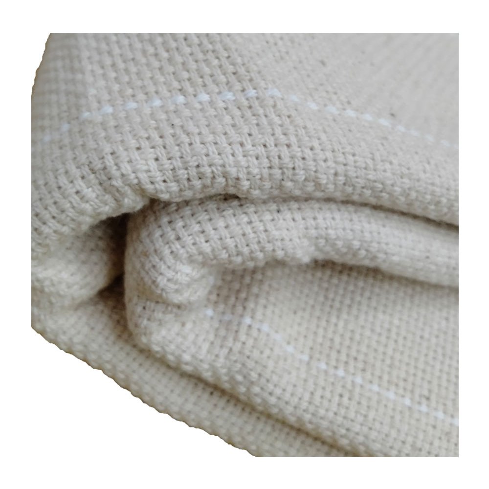 Rug Hooking Embroidery Fabrics 100% Cotton Monks Cloth Punch Needle Handcraft Reusable& Sustainable High Quality Multipurpose