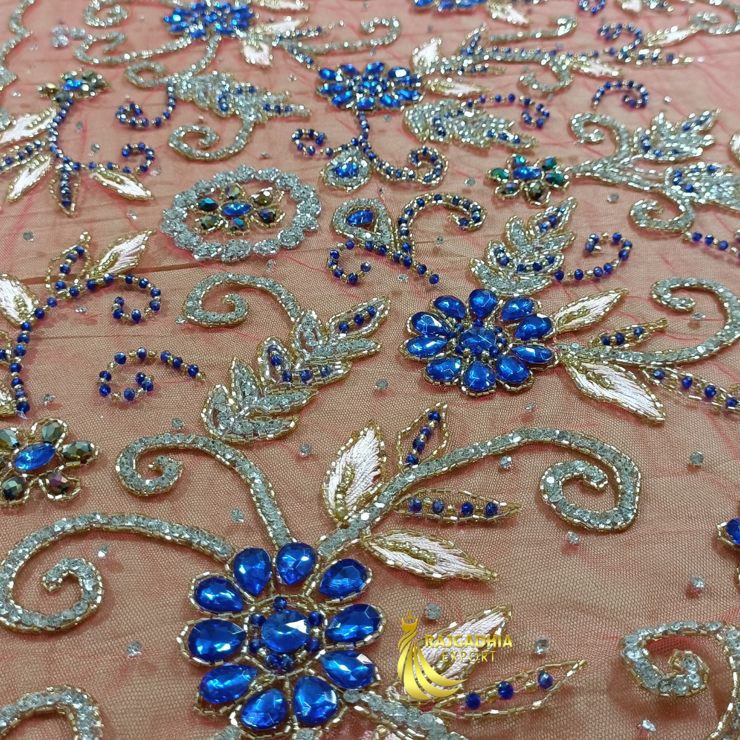 Buy Luxury African Sequins Lace Fabrics 2022 Latest Nigerian Lace Fabric 5 Yards 3D Tulle the leading international brand us