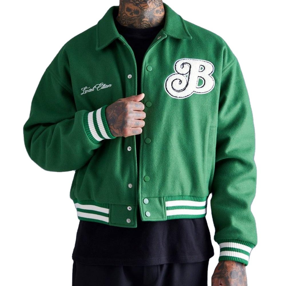 Hot Selling Men Wool Made varsity Jackets for Sale Custom made men Varsity Jackets wholesale baseball varsity jacket