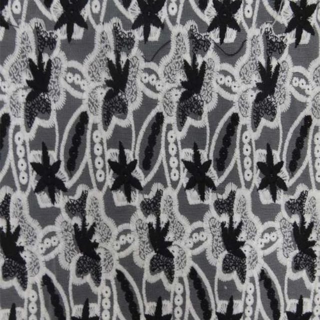 Best Selling Products Geometerical Embroidery Cotton Schiffli Fabric Soft soft cotton schiffli embroidery fabric suppliers