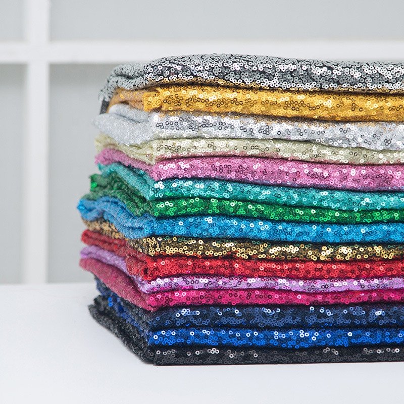3d Glitter Sequin Embroidery Fabric
