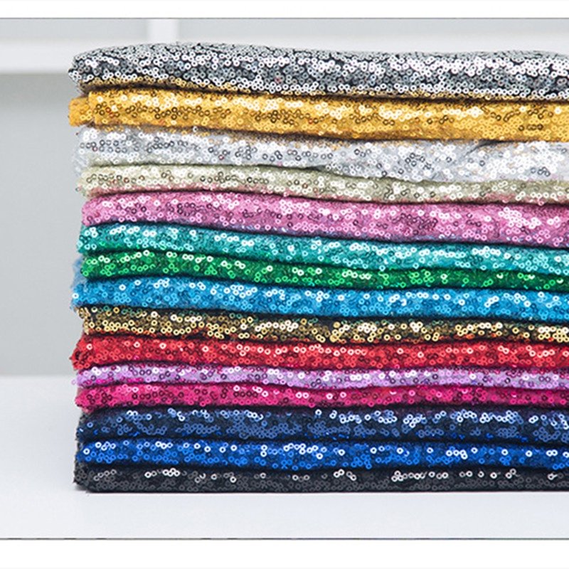 3d Glitter Sequin Embroidery Fabric