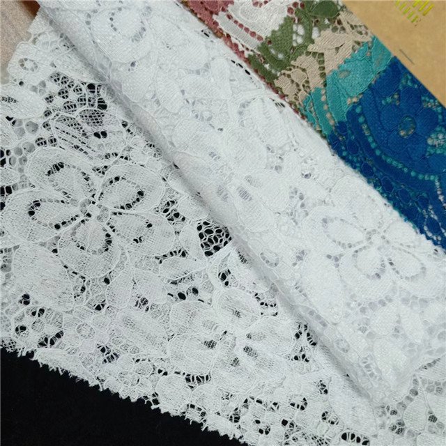 100% polyester lace fabric,Flower lace embroidery fabric, wedding dress lace fabric for women,Soft,Multi-color custom,wholesale