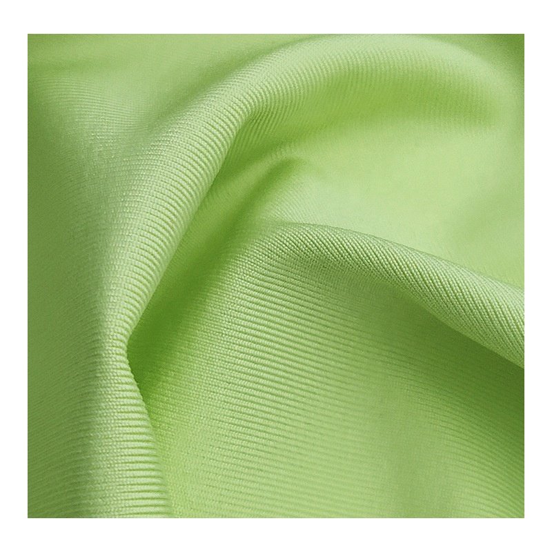 2x2 custom rib cotton knit fabric organic Polyester Rayon Spandex Ribbed Knit Fabric For shirts