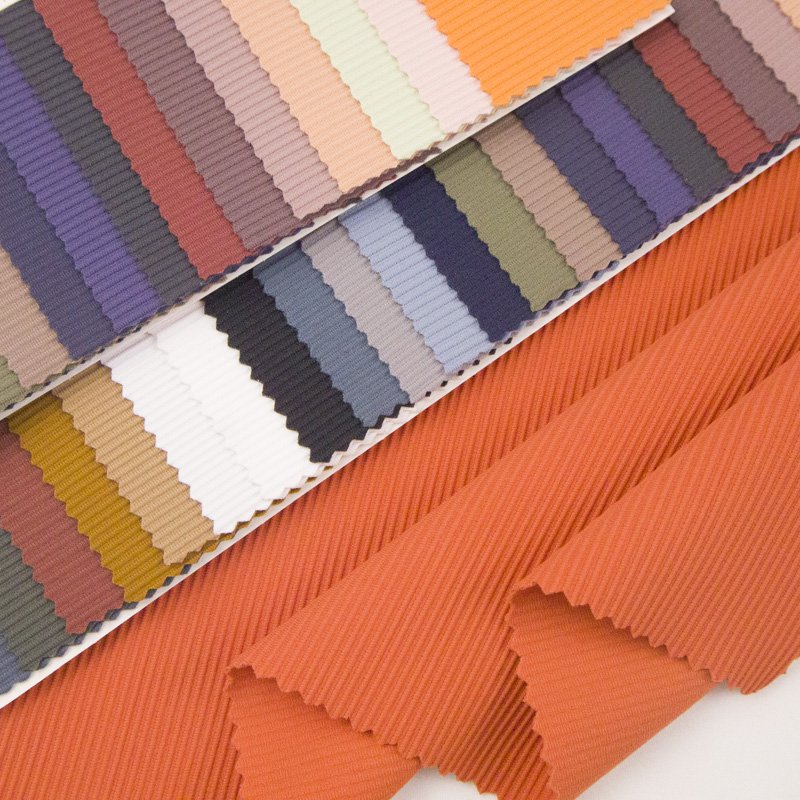 Ribbed breathable high elastic spandex26% nylon74% fabric for underwear sportswear and yoga