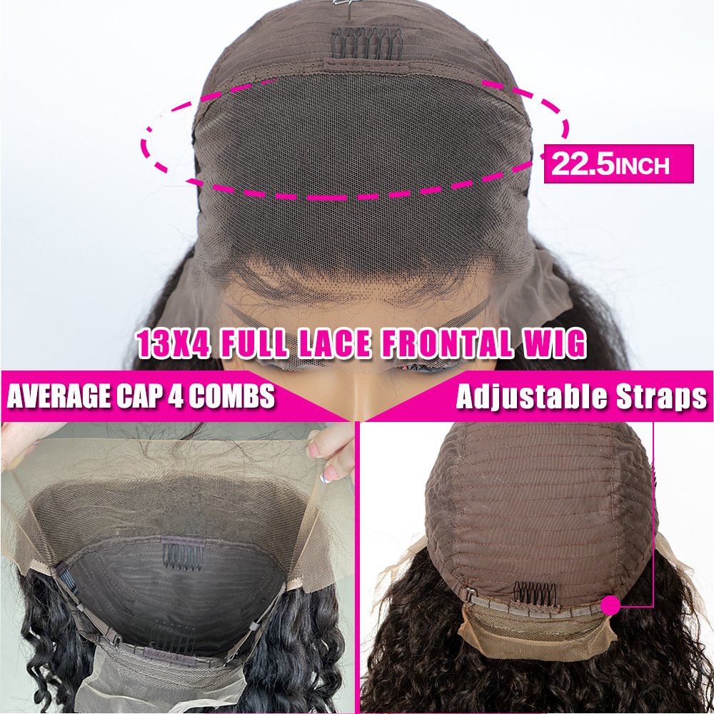 Hot Sale Afro Kinky Curly Human Hair Lace Front Wigs 13x4 Transparent Lace Front Raw Virgin Human Hair Wig