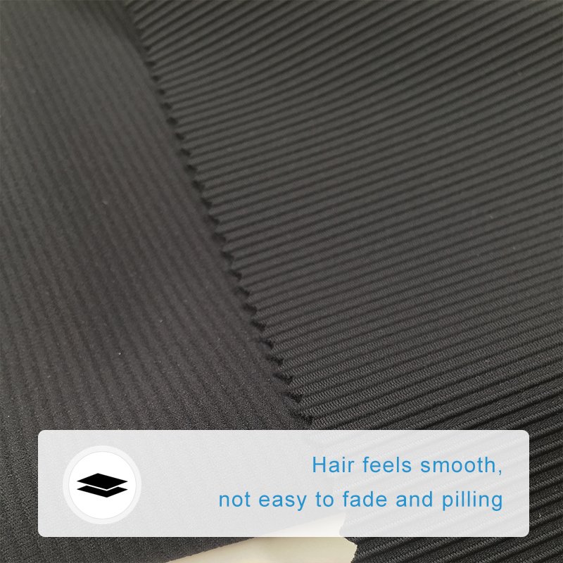 No6652 Vietnam Hot Sales texture polyester ribbed yoga pants fabric for Rib fabric suitable for Yoga and Sports